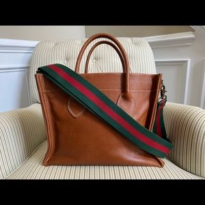 Ease and Elegance Parker Thatch Saddle Bag Cognac